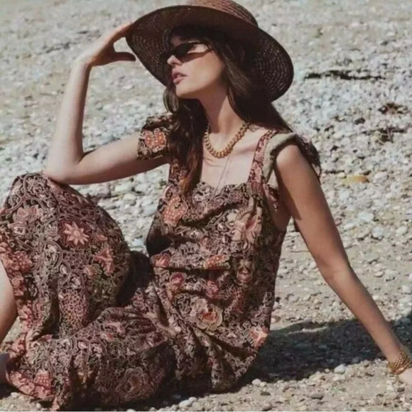 Love The Label Love Sam Jaipur Maxi Dress Size Medium - Picture 1 of 11